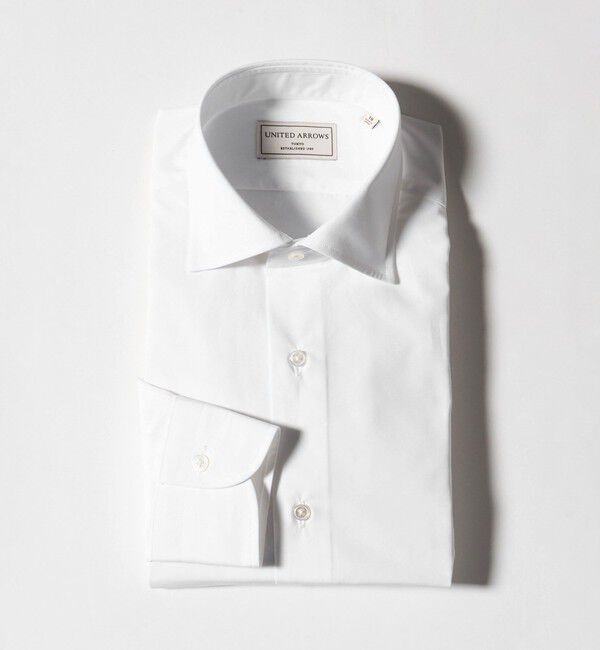 UNITED ARROWS「THOMAS MASON/トーマスメイソン ブロード セミワイドカラー シャツ」|シャツ・ブラウス|WHITE