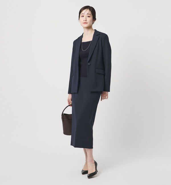 UNITED ARROWS「ダブルクロス ジャケット ‐ストレッチ ウォッシャブル‐」|テーラードジャケット|