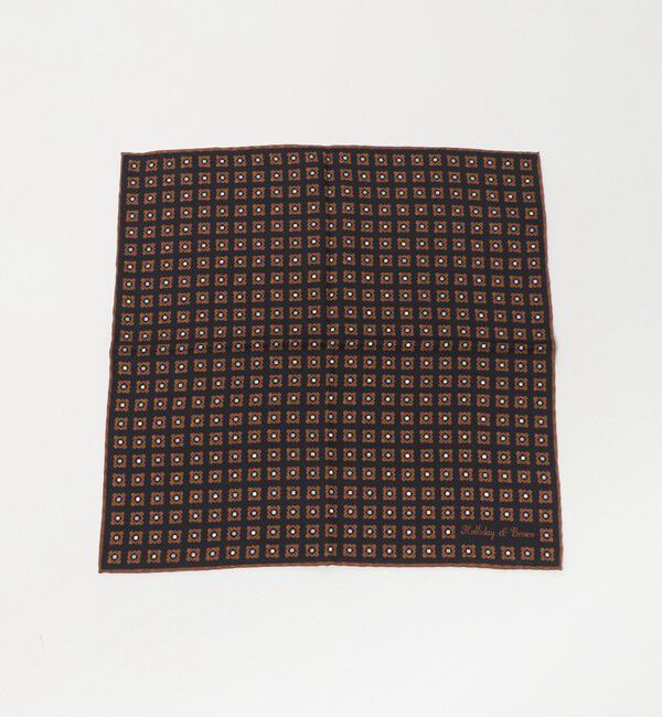 UNITED ARROWS「＜HOLLIDAY＆BROWN＞ コモン プリント ポケットチーフ」|ハンカチ|