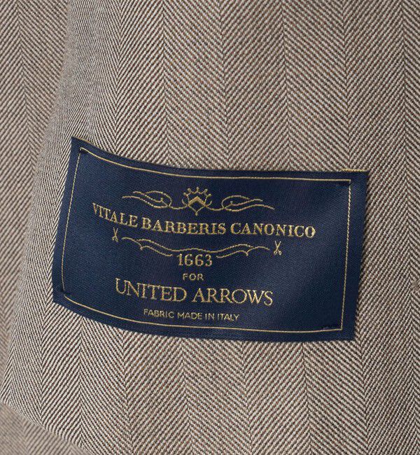 UNITED ARROWS「Vitale Barberis Canonico ヘリンボーン シングル 3ボタン スーツ MC-MODEL 撥水」|スーツ|