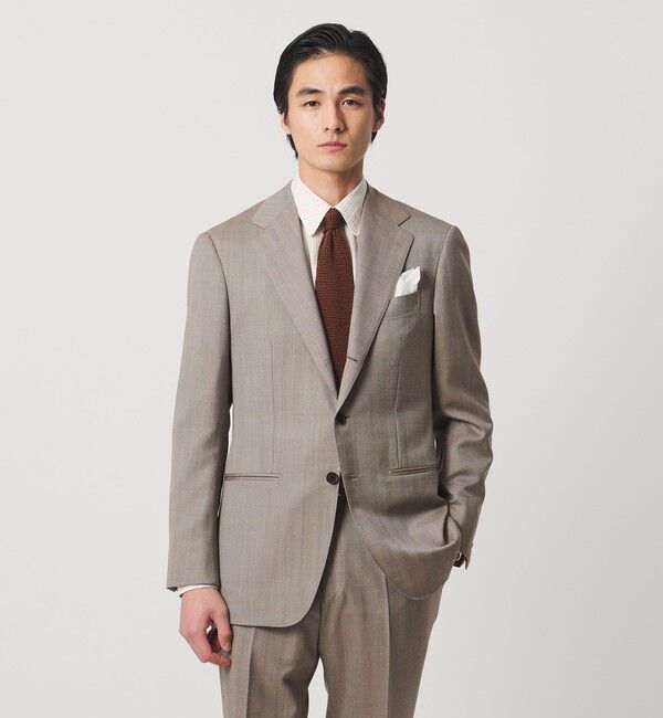 UNITED ARROWS「Vitale Barberis Canonico ヘリンボーン シングル 3ボタン スーツ MC-MODEL 撥水」|スーツ|