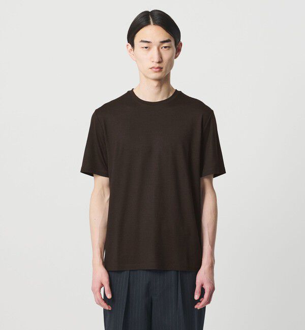 UNITED ARROWS「【別注】＜nomiamo＞ ウール ショートスリーブ クルーネック Tシャツ」|Tシャツ・カットソー|