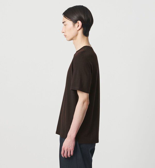 UNITED ARROWS「【別注】＜nomiamo＞ ウール ショートスリーブ クルーネック Tシャツ」|Tシャツ・カットソー|