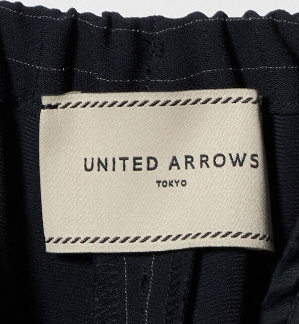 UNITED ARROWS「Drapy ピンストライプ イージーパンツ ‐ウォッシャブル‐」|スラックス|