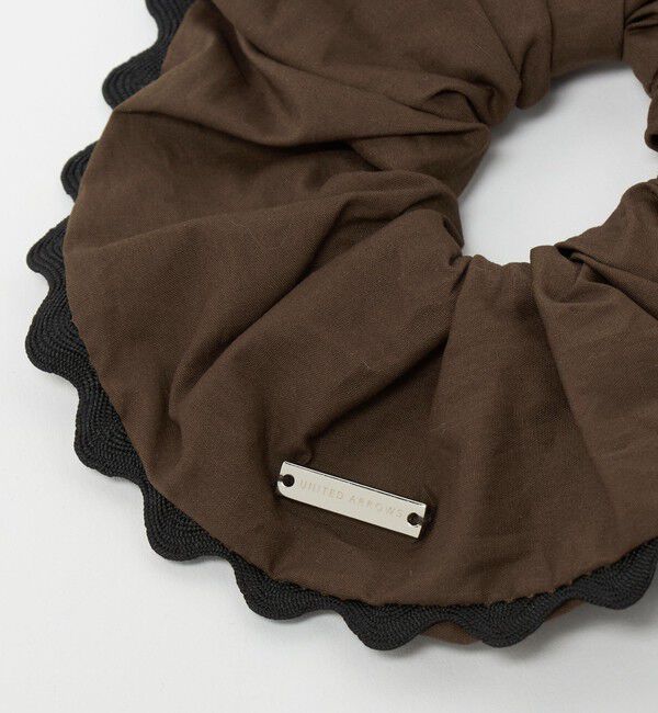 UNITED ARROWS「バイカラー パイピング シュシュ」|ヘアゴム・シュシュ|