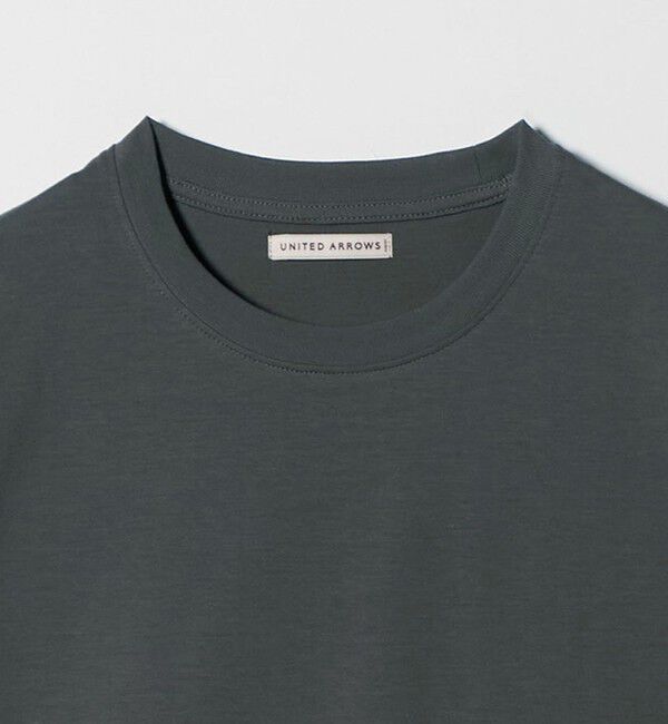 UNITED ARROWS「ALBINI アルビニ シルケット テンジク Tシャツ　抗菌防臭」|Tシャツ・カットソー|