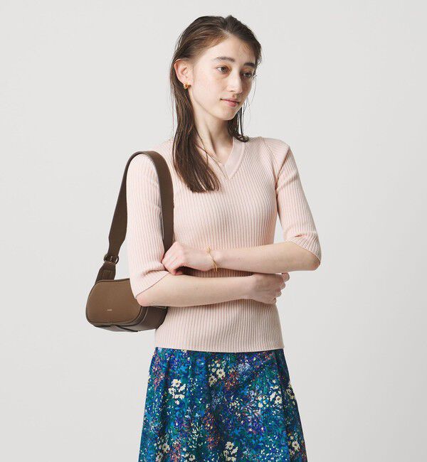 UNITED ARROWS「リブ Vネック ニット ‐ウォッシャブル‐」|ニット・セーター|