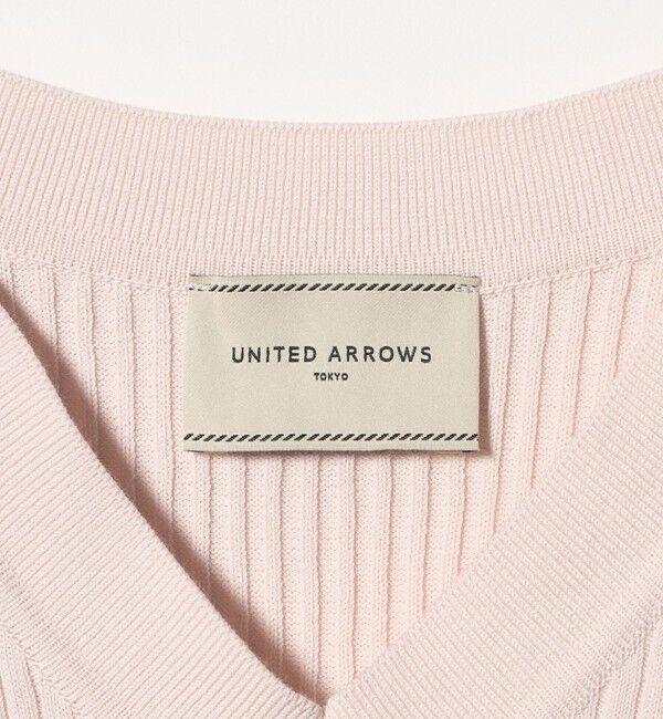 UNITED ARROWS「リブ Vネック ニット ‐ウォッシャブル‐」|ニット・セーター|