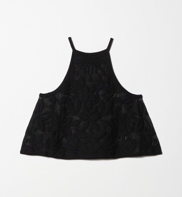 AEWEN MATOPH「＜AEWEN MATOPH＞メッシュジャガード アシンメトリーフレアキャミソール」|キャミソール|