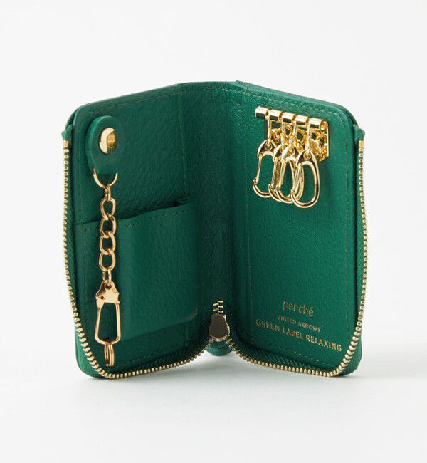 UNITED ARROWS green label relaxing「【別注】＜perche＞レザードット キーケース」|キーケース|
