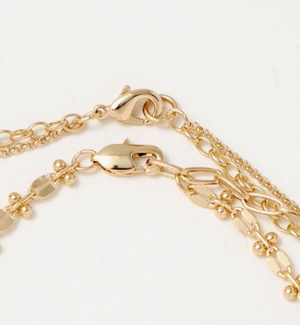 UNITED ARROWS green label relaxing「3WAY デザインチェーン 3連 ネックレス」|ネックレス|