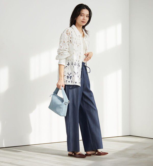 UNITED ARROWS green label relaxing「［size SHORT/TALLあり］ニーハイフレアパンツ デニム 2 ストレッチ」|デニム|