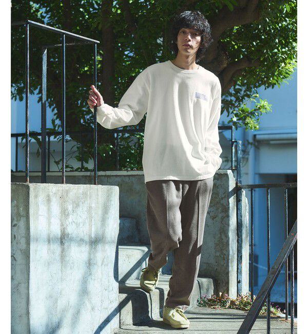 UNITED ARROWS green label relaxing「【別注】＜Manhattan Portage＞プリント 長袖 Tシャツ」|Tシャツ・カットソー|