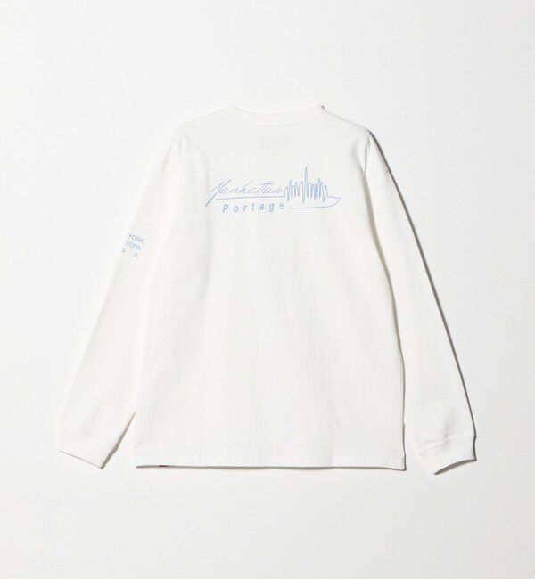 UNITED ARROWS green label relaxing「【別注】＜Manhattan Portage＞プリント 長袖 Tシャツ」|Tシャツ・カットソー|