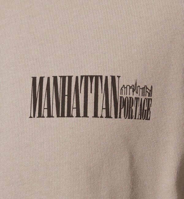 UNITED ARROWS green label relaxing「【別注】＜Manhattan Portage＞プリント 長袖 Tシャツ」|Tシャツ・カットソー|
