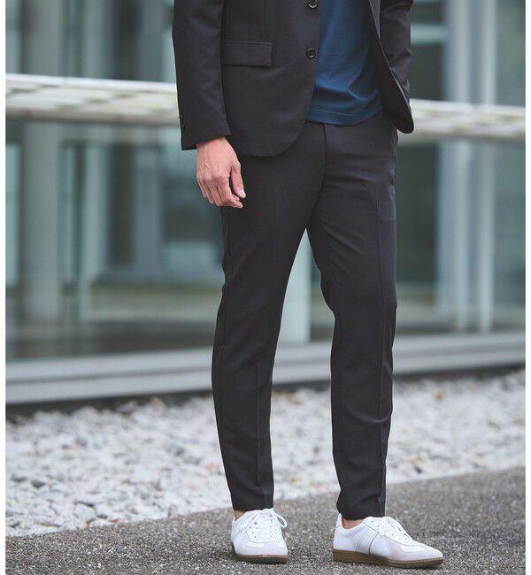 UNITED ARROWS green label relaxing「【WEB限定】JUST fit ドライポリエステル ナロー セットアップ -吸水速乾-」|テーラードジャケット|