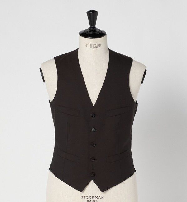 UNITED ARROWS green label relaxing「REDA トロピカル 無地 5B スーツベスト」|スーツ|