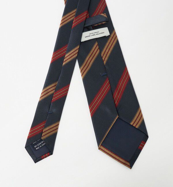 UNITED ARROWS green label relaxing「GLR シルク2 8.0cm ストライプ3 ネクタイ」|ネクタイ・蝶ネクタイ|
