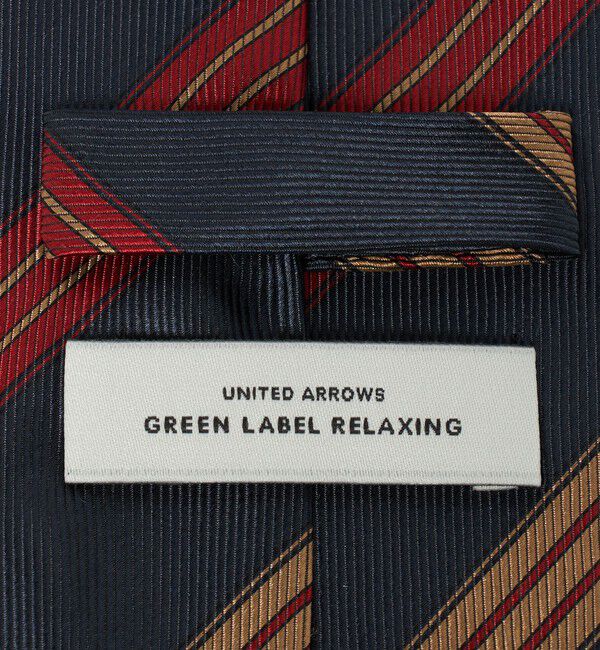 UNITED ARROWS green label relaxing「GLR シルク2 8.0cm ストライプ3 ネクタイ」|ネクタイ・蝶ネクタイ|