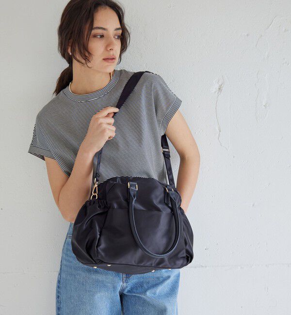 UNITED ARROWS green label relaxing「【WEB限定】2WAY Wジップ ボストン バッグ はっ水」|ボストンバッグ|