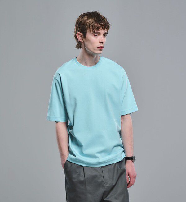 UNITED ARROWS green label relaxing「オーガニックコットン ポンチ クルーネック Tシャツ -接触冷感-」|Tシャツ・カットソー|