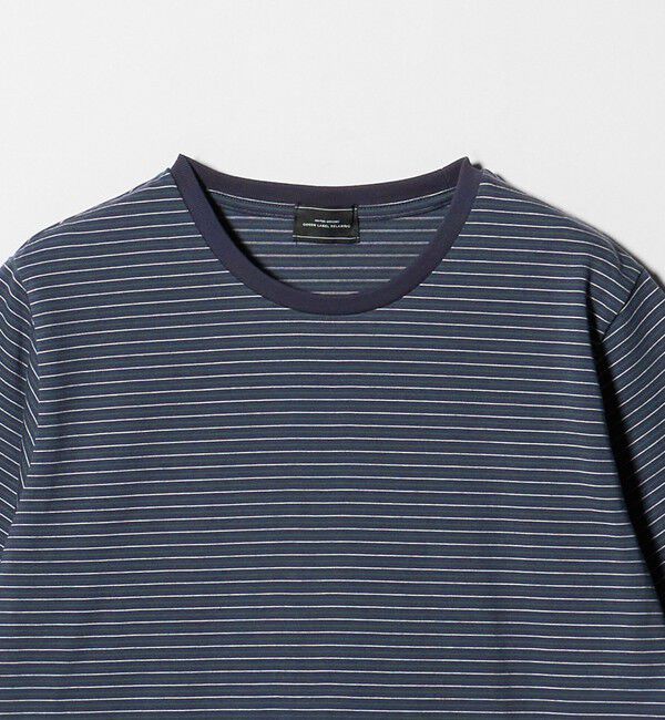 UNITED ARROWS green label relaxing「LONG FIBER COTTON ボーダー クルーネック 半袖 Tシャツ」|Tシャツ・カットソー|