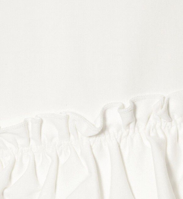 UNITED ARROWS green label relaxing「【WEB限定】＜at ease＞フリル カットソー 接触冷感 UVカット 遮熱」|Tシャツ・カットソー|