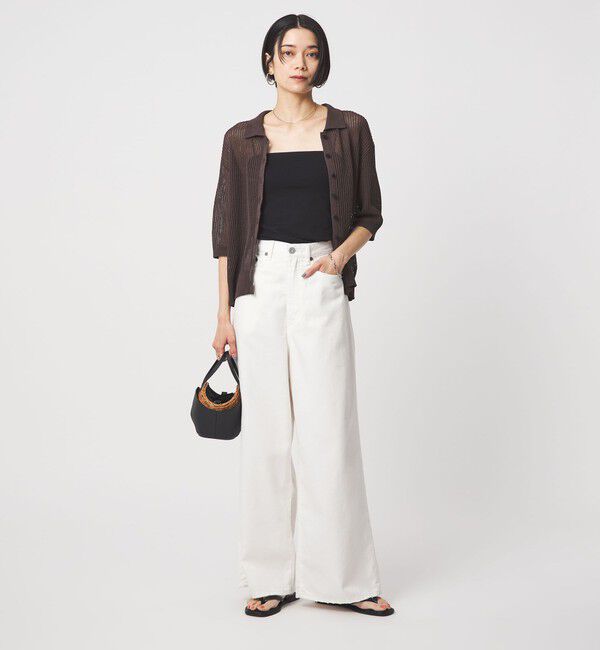 UNITED ARROWS green label relaxing「＜CHIHIRO HYODO&times;green label relaxing＞ワイド ライト デニム」|デニム|