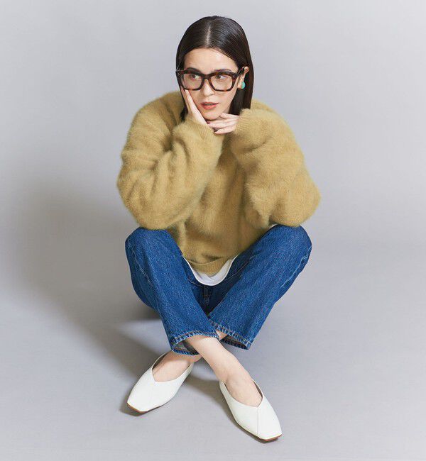 BEAUTY&YOUTH UNITED ARROWS「Vカットステッチ フラットシューズ」|バレエシューズ|