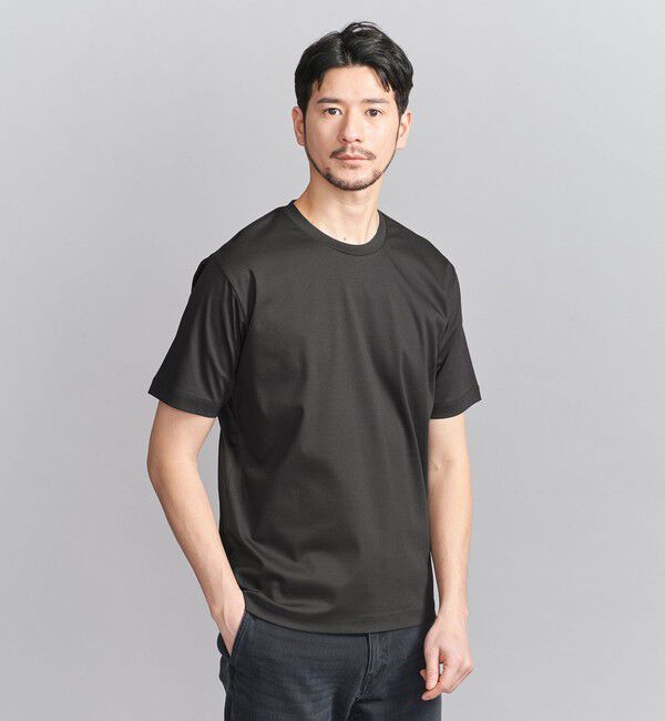 BEAUTY&YOUTH UNITED ARROWS「【WEB限定 WARDROBE SMART】NORITAKE スマートフィット Tシャツ」|Tシャツ・カットソー|DK.GRAY