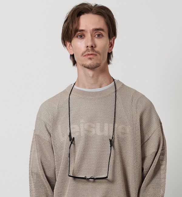 BEAUTY&YOUTH UNITED ARROWS「エラスティック グラス コード」|メガネ|BLACK