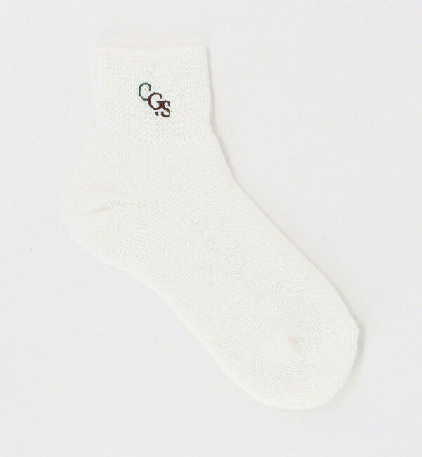 California General Store「＜FAB.IT &times; CGS.＞ ロゴ クウォーター ソックス 」|ソックス|WHITE