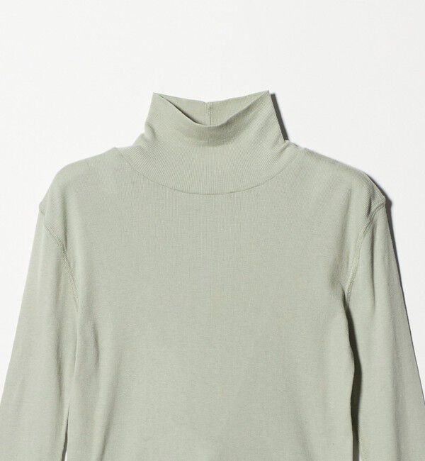 STEVEN ALAN「＜Steven Alan＞コットン シルク リブ タートルネック プルオーバー」|Tシャツ・カットソー|