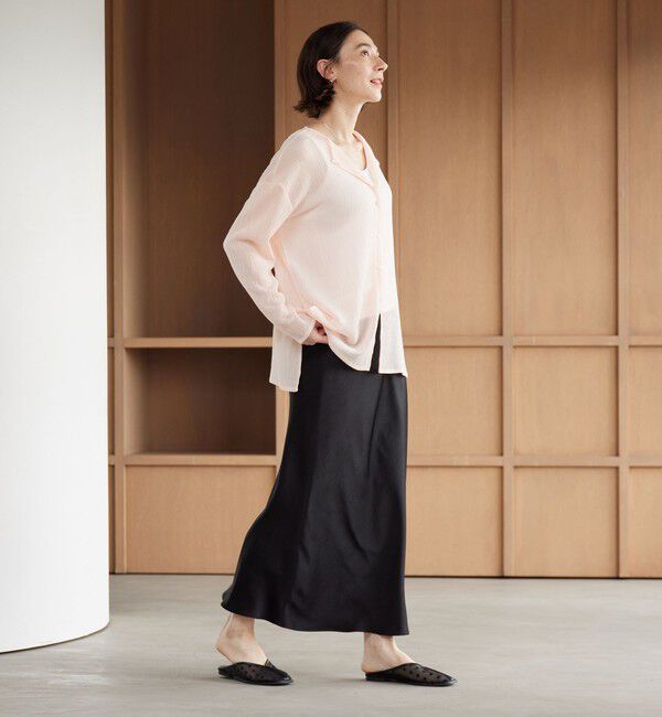 BEAUTY&YOUTH UNITED ARROWS「ポリエステルサテン マーメイドフレアスカート 」|スカート|