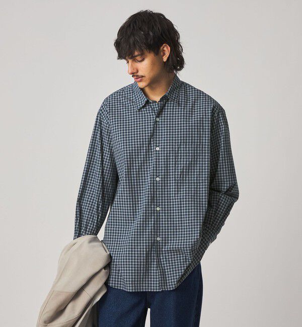 STEVEN ALAN「＜Steven Alan＞ ヘイズ チェック レギュラーカラー シャツ LOOSE」|シャツ・ブラウス|