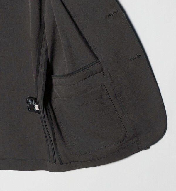 BEAUTY&YOUTH UNITED ARROWS「トリクシオン/TRIXION シャンブレー コンフォート ジャケット セットアップ対応 ウォッシャブル」|テーラードジャケット|