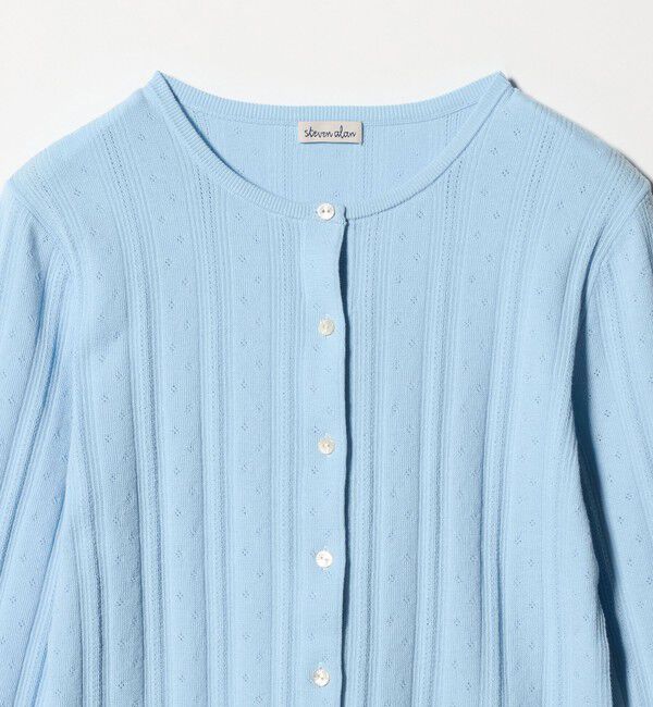 STEVEN ALAN「＜Steven Alan＞アイレット カーディガン」|カーディガン|