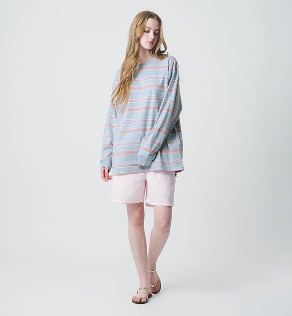 California General Store「＜CGS.＞オーガニック コットン ロングスリーブ ボーダー Tシャツ」|Tシャツ・カットソー|