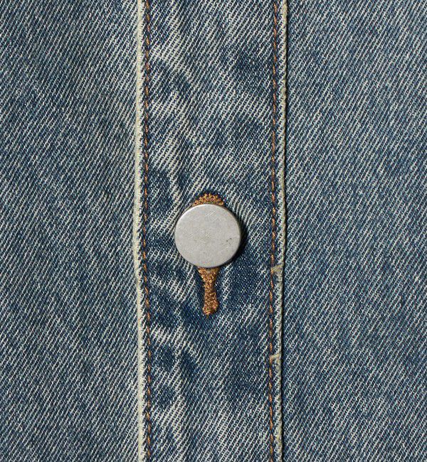 ATTISESSION「＜ATTISESSION＞ダーティ フィニッシュ デニム シャツ」|シャツ・ブラウス|