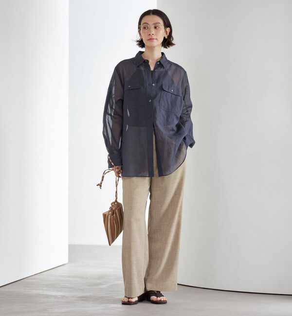 BEAUTY&YOUTH UNITED ARROWS「リネンライク ライトイージーパンツ ウォッシャブル 防シワ」|その他|