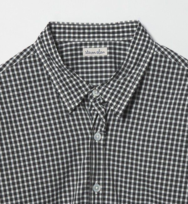 STEVEN ALAN「＜Steven Alan＞ リバティ ギンガムチェック リバースシーム シャツ LOOSE」|シャツ・ブラウス|