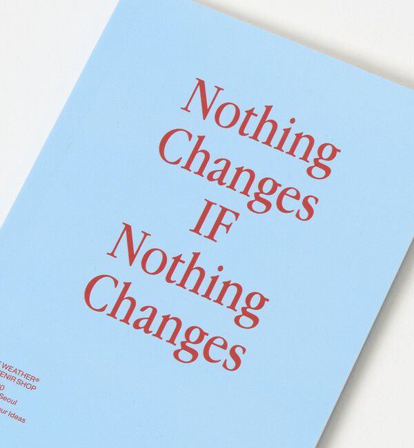 NICE WEATHER「＜NICE WEATHER＞ノートブック」|ステーショナリー|