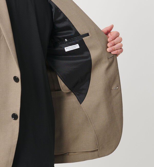 BEAUTY&YOUTH UNITED ARROWS「【WEB限定 WARDROBE SMART】ライト オックスフォード セットアップ/ジャケット＆イージーパンツ」|スーツ|