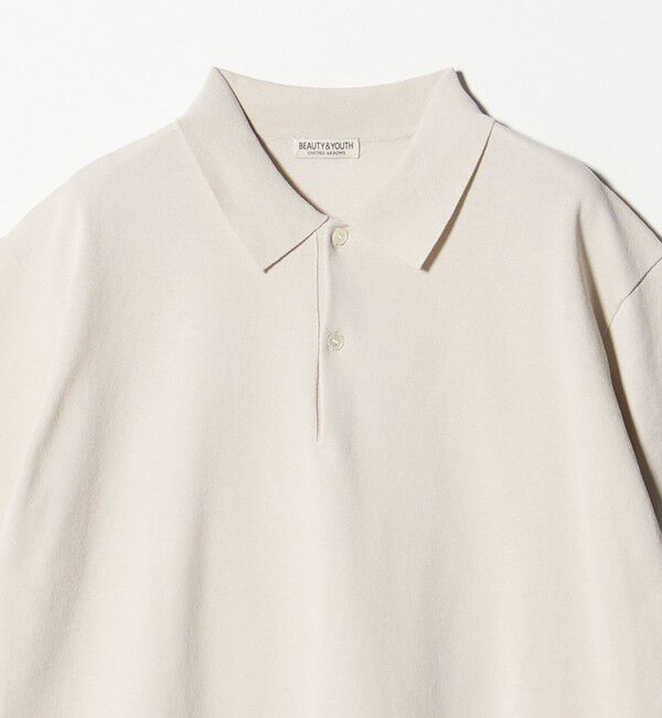 BEAUTY&YOUTH UNITED ARROWS「デオドラント ショートスリーブ ニットポロ 抗菌防臭 ウォッシャブル」|ニット・セーター|