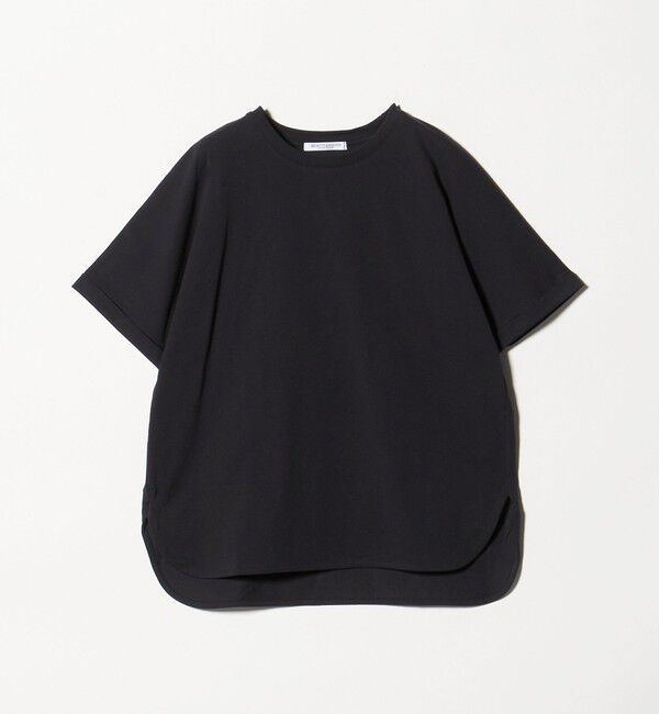 BEAUTY&YOUTH UNITED ARROWS「コットン天竺 ラウンドヘム Tシャツ」|Tシャツ・カットソー|BLACK