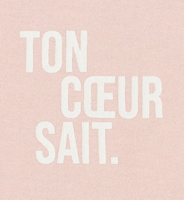 BEAUTY&YOUTH UNITED ARROWS「コットン ロゴプリント フレンチスリーブ Tシャツ」|Tシャツ・カットソー|