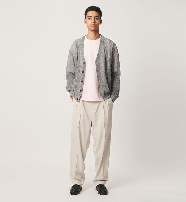 BEAUTY&YOUTH UNITED ARROWS「アイレットパターン シアー カーディガン 」|カーディガン|