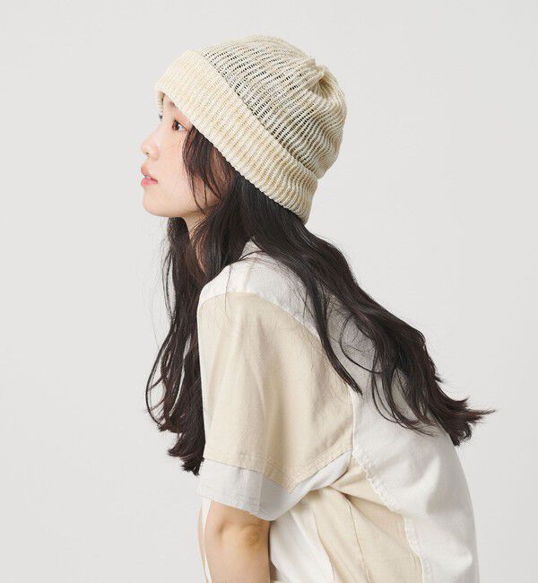 BEAUTY&YOUTH UNITED ARROWS「＜RACAL＞シアー メッシュ ニットキャップ」|ニット帽|BEIGE