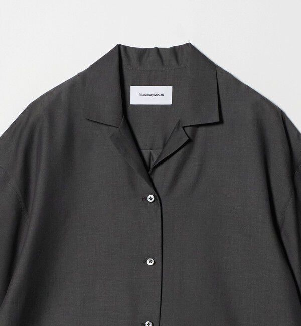 BEAUTY&YOUTH UNITED ARROWS「レーヨンキュプラブレンド オープンカラーシャツ」|シャツ・ブラウス|
