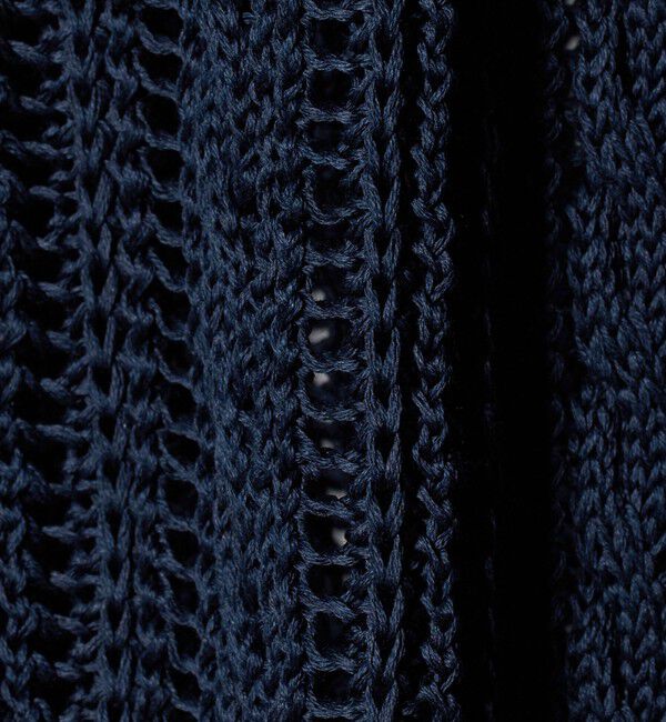 BEAUTY&YOUTH UNITED ARROWS「コットンメッシュ ケーブル ポロシャツ」|ニット・セーター|